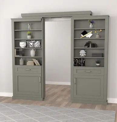 Sliding Bookcase Doors (Murphy Doors)