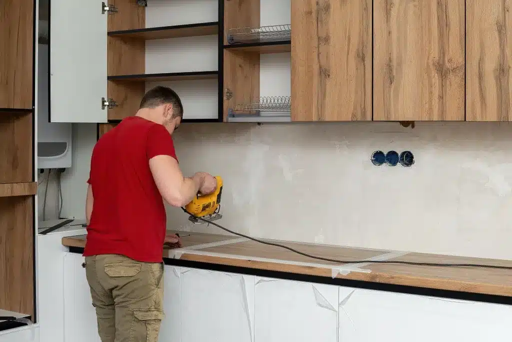 Early Planning Phase For Kitchen Cabinet Refinishing