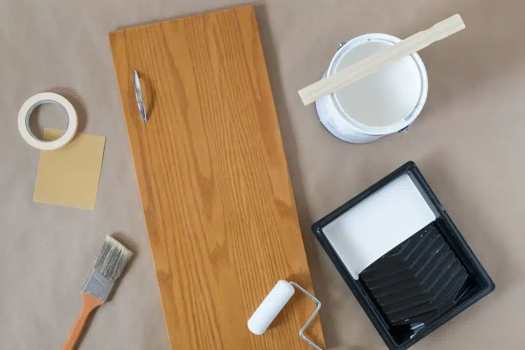 Tools and Materials Used In Custom Cabinet Painting Work